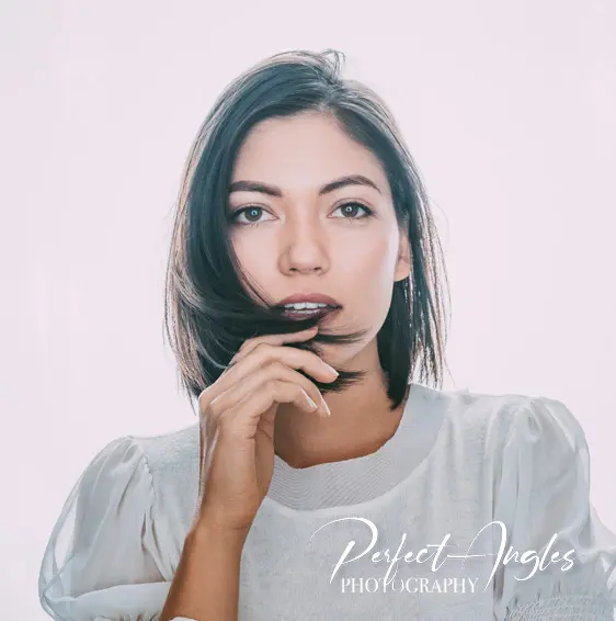 Soft studio portrait of a woman