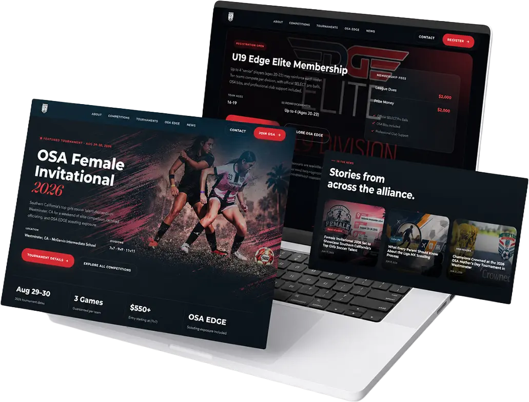OSA website design