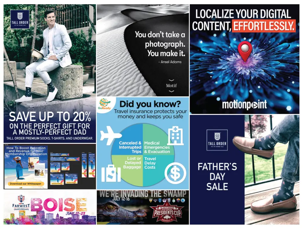 Social media campaign samples